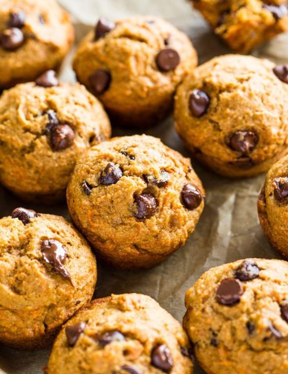 Carrot Chocolate Chip Muffins