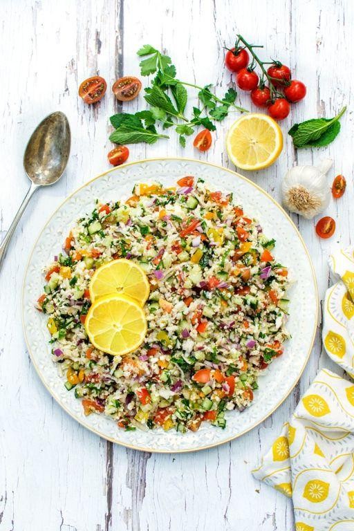 Cauliflower Rice Tabbouleh