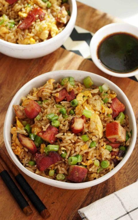 Char Siu Shrimp Fried Rice