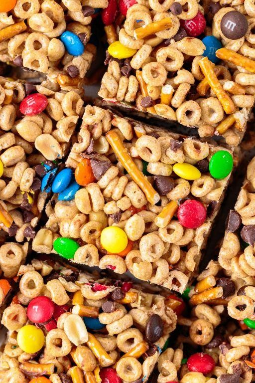 Cheerios Trail Mix Bars