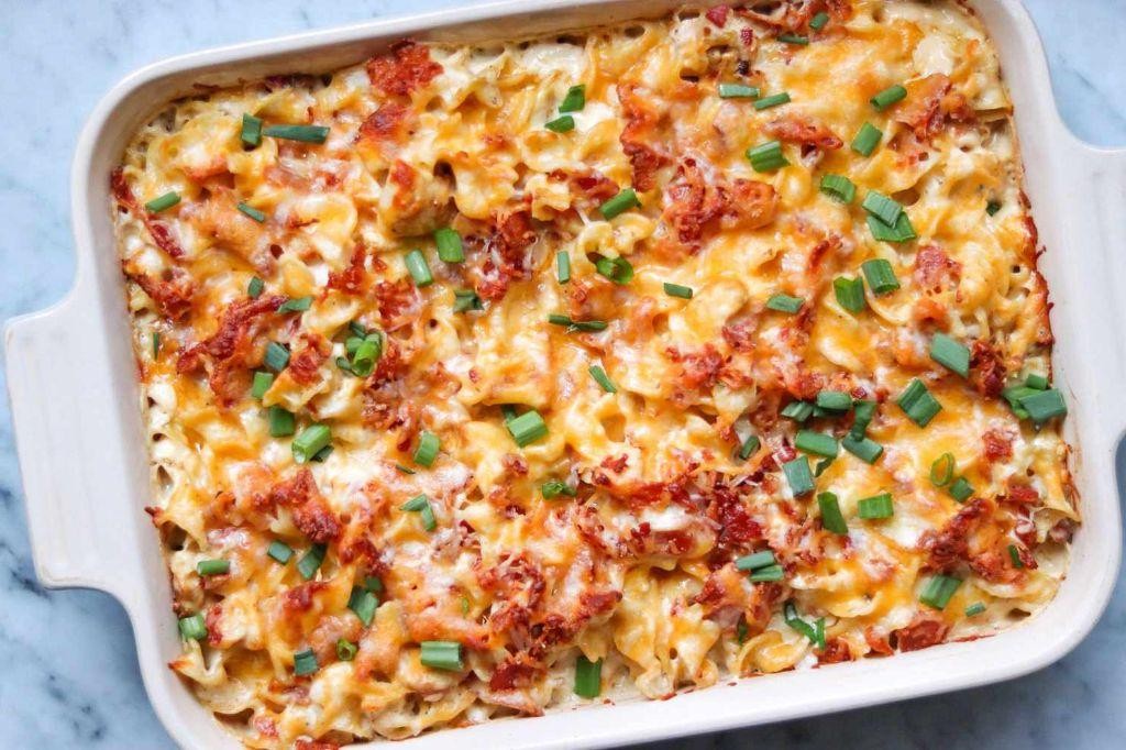 Cheesy Bacon Ranch Chicken Casserole