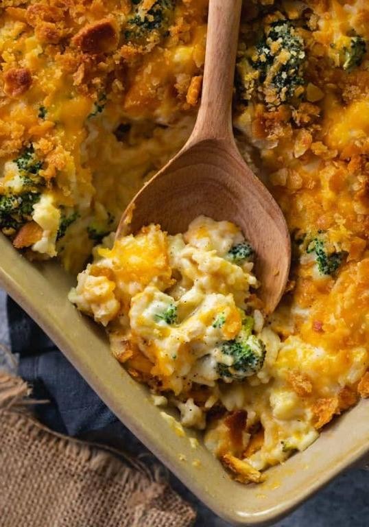 Cheesy Broccoli Chicken Casserole