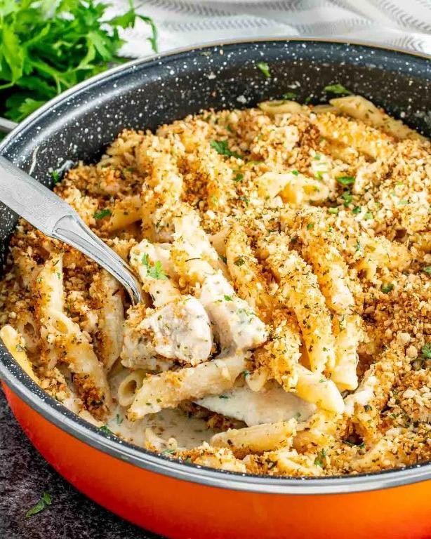 Cheesy Chicken Kiev Casserole