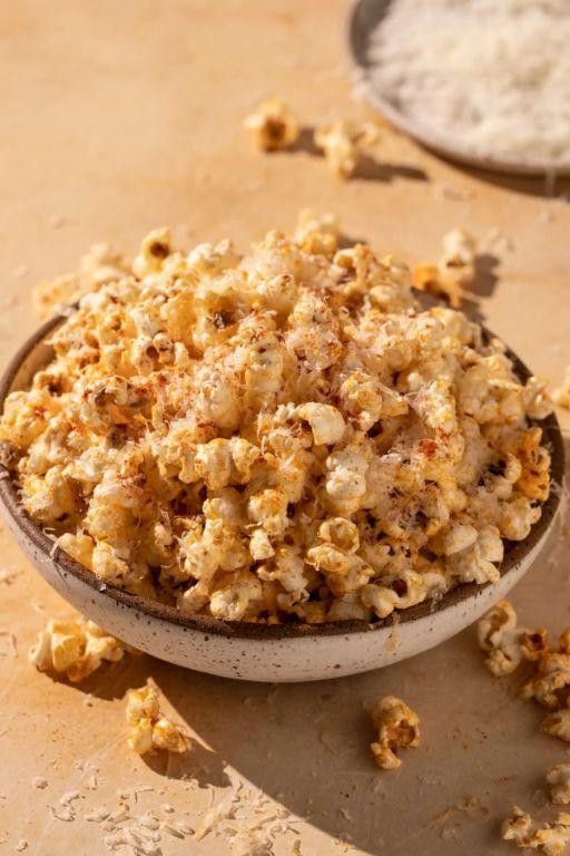 Cheesy Garlic Parmesan Popcorn