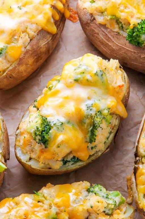 Cheesy Potato and Broccoli Bake