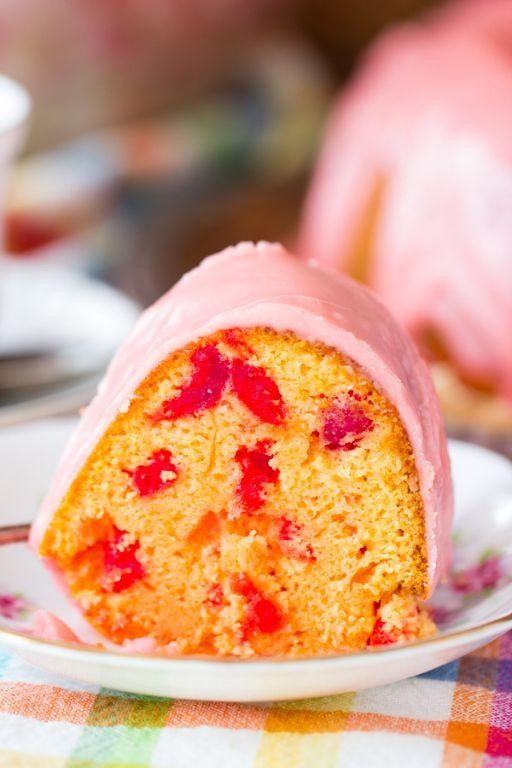 Cherry Brandy Bundt Cake Glaze