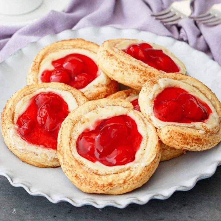 Cherry Danish Crescent Rolls
