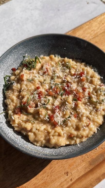 Chestnut and Sage Risotto