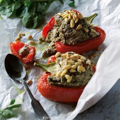 Chia Seed Stuffed Bell Peppers