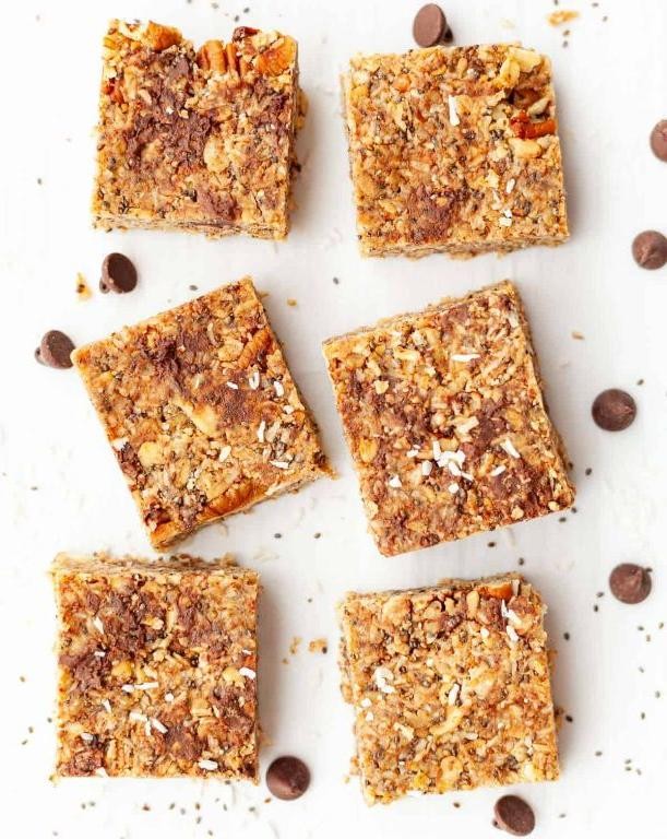 Chia Seed and Almond Butter Bars