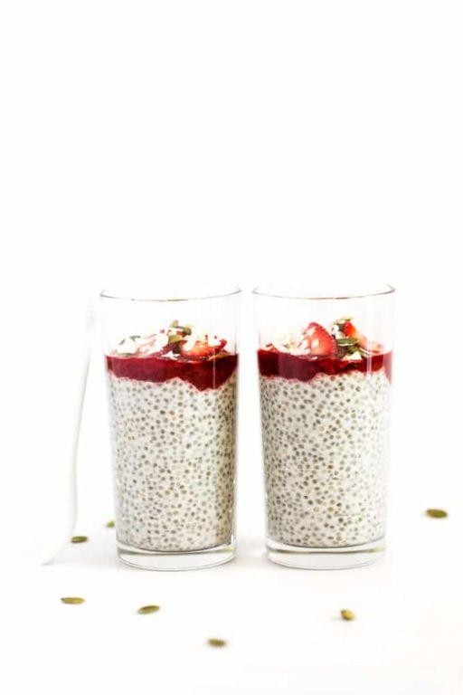 Chia Seed and Coconut Yogurt Parfait