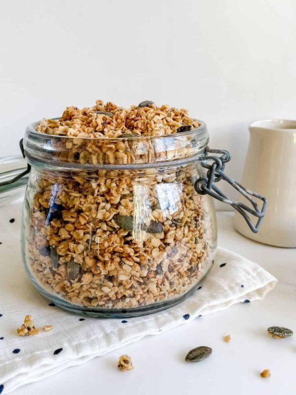 Chia Seed and Flaxseed Granola