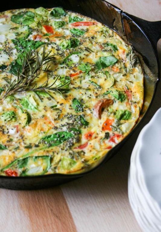 Chia Seed and Spinach Frittata