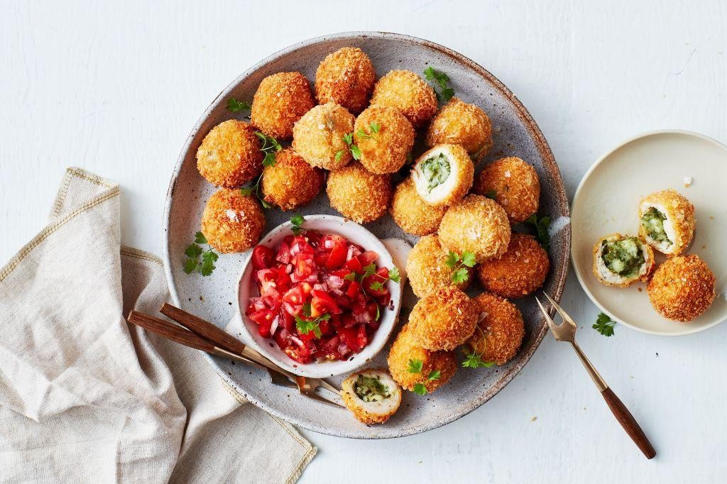 Chicken Kiev Bites with Dipping Sauce