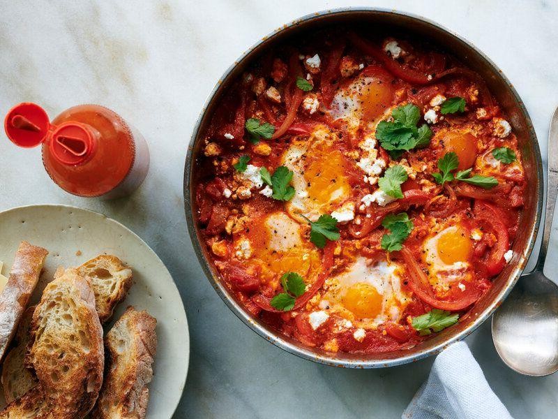 Chicken Shakshuka with Feta Cheese