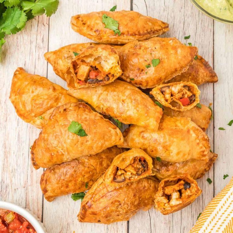 Chicken and Corn Puff Pastry Empanadas