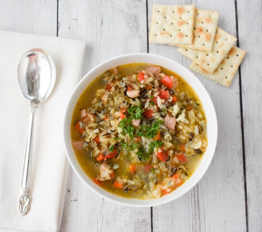 Chicken and Rice Low FODMAP Soup