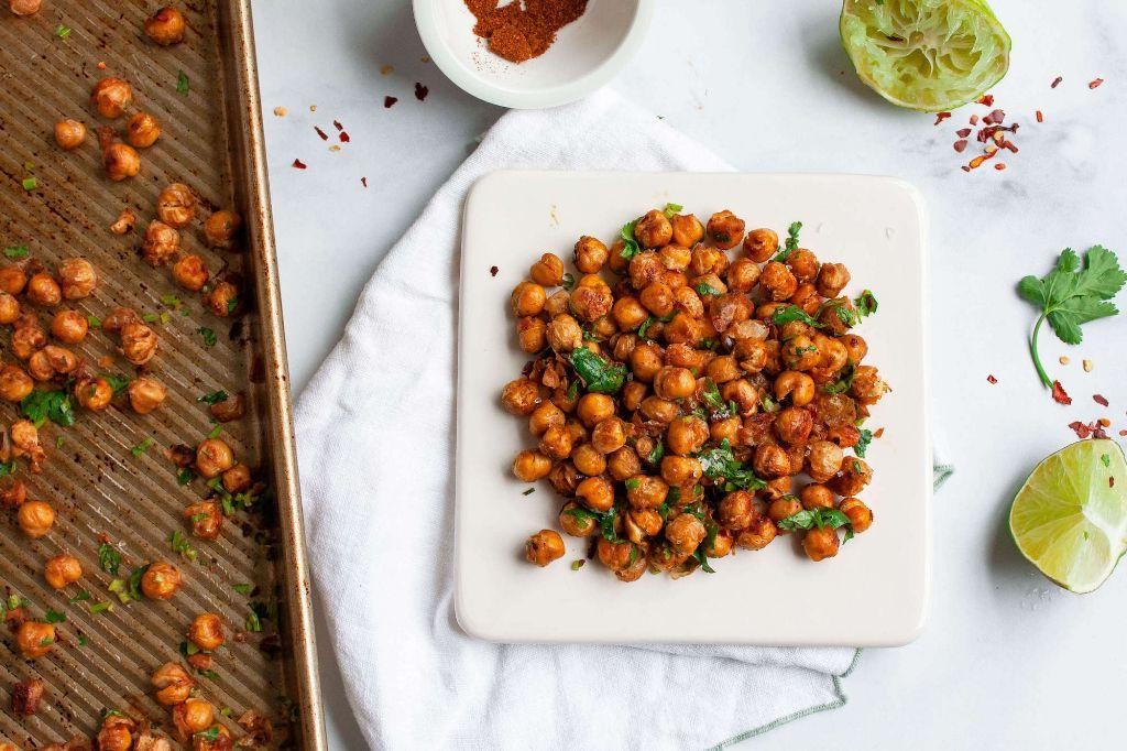 Chili Lime Roasted Chickpeas