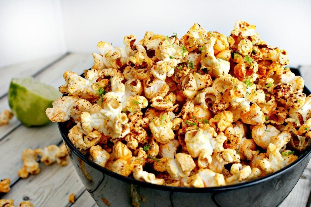 Chili Lime and Coconut Popcorn