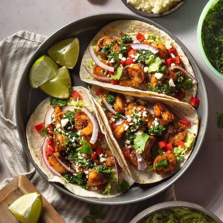 Chimichurri Shrimp Tacos