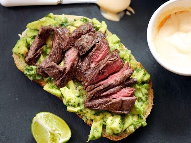 Chipotle Lime Steak Sandwich with Avocado