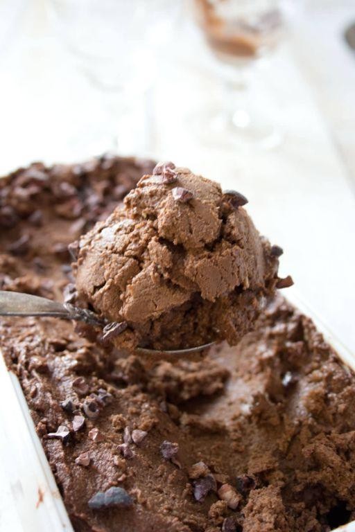 Chocolate Avocado Sugar-Free Ice Cream
