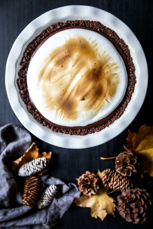 Chocolate Bourbon Cream Pie