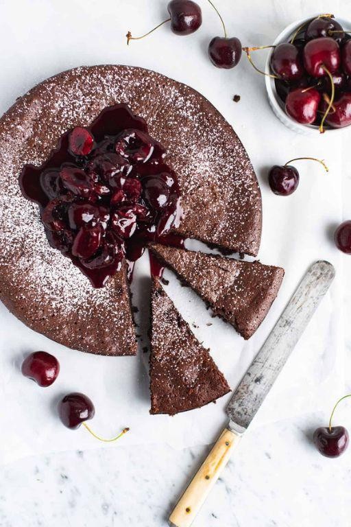 Chocolate Cherry Compote Filling