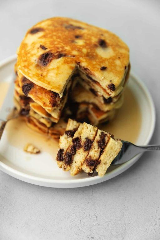 Chocolate Chip Keto Pancakes