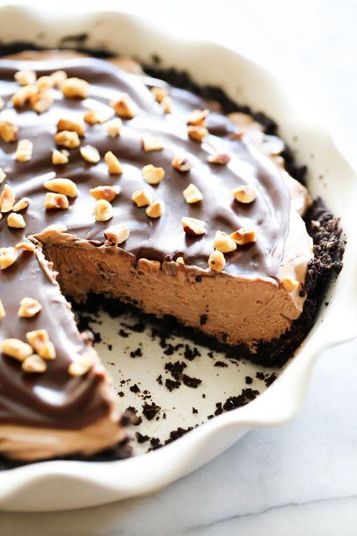 Chocolate Hazelnut Cream Pie