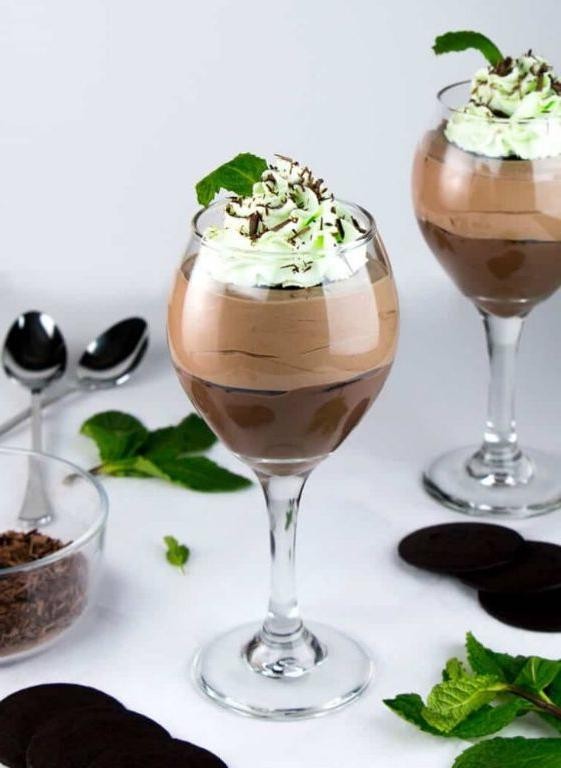 Chocolate Mint Pudding