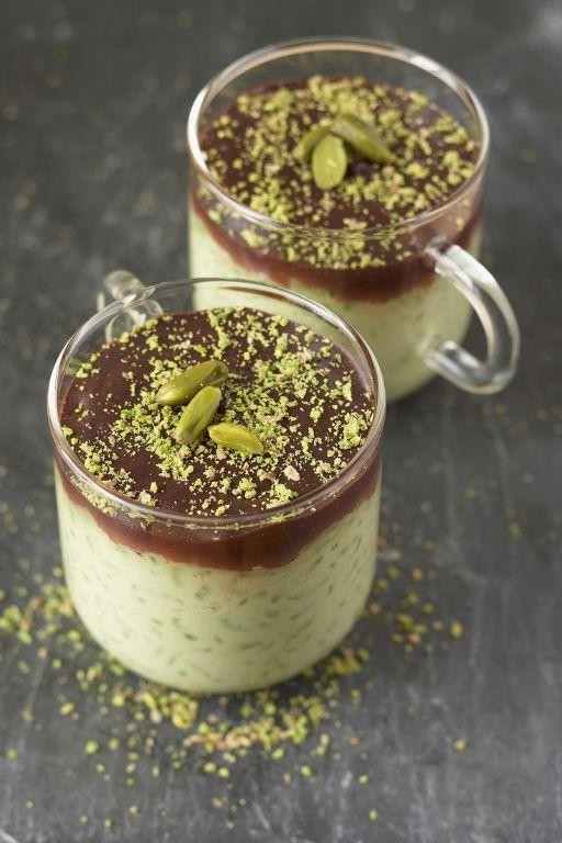 Chocolate Pistachio Pudding