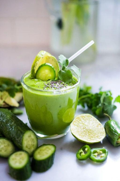 Cilantro and Lime Detox Juice