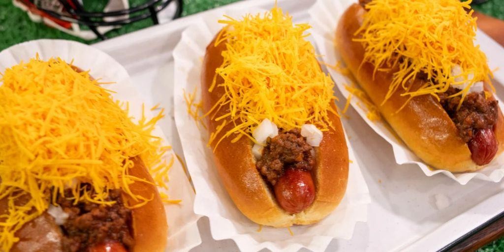 Cincinnati Chili Cheese Dogs