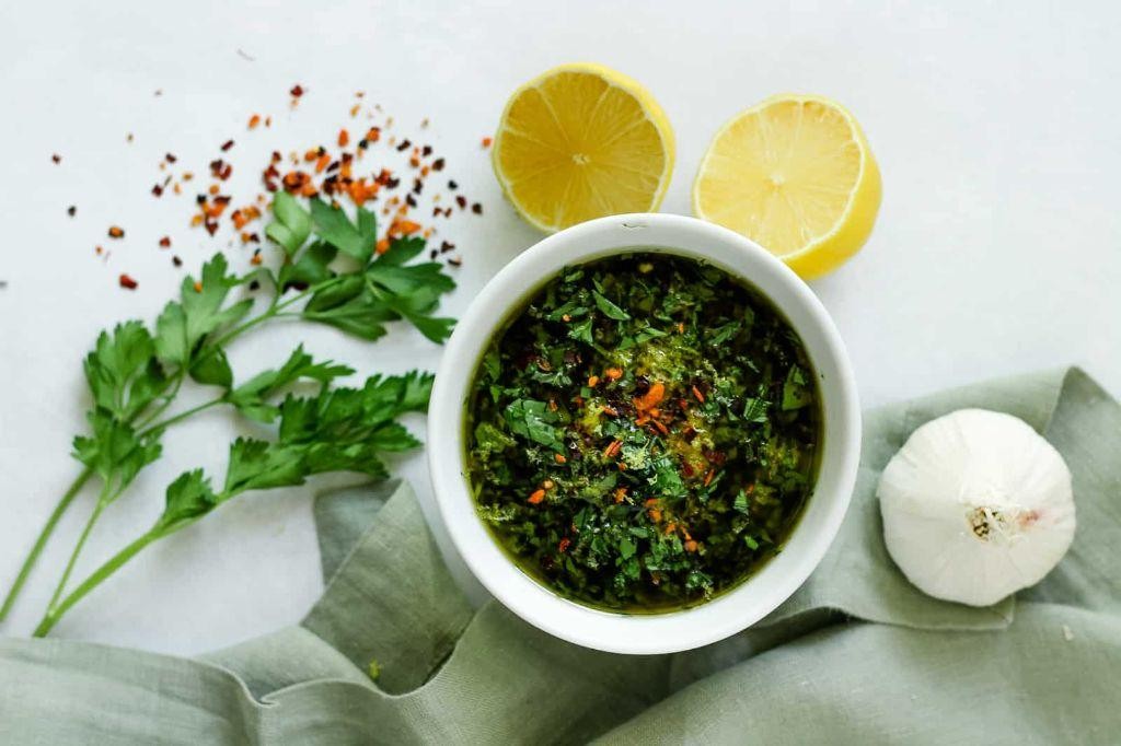 Citrusy Chimichurri with Lemon Zest