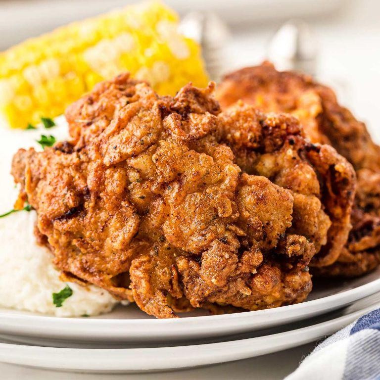 Classic Buttermilk Breaded Chicken Thighs