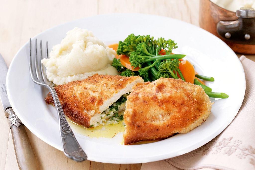 Classic Chicken Kiev with Garlic Butter