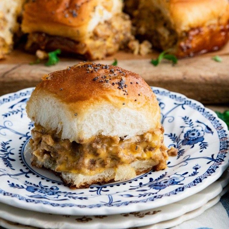 Classic Hanky Panky Sliders with Spicy Mustard