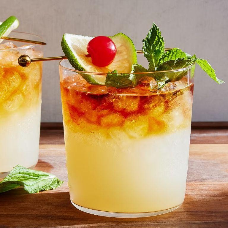 Classic Mai Tai with Homemade Orgeat Syrup