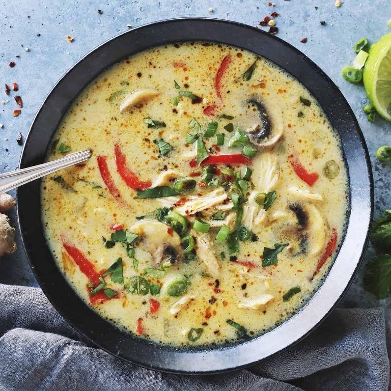 Coconut Curry Chicken Soup