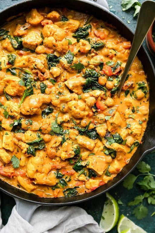 Coconut Curry Chicken with Chickpeas