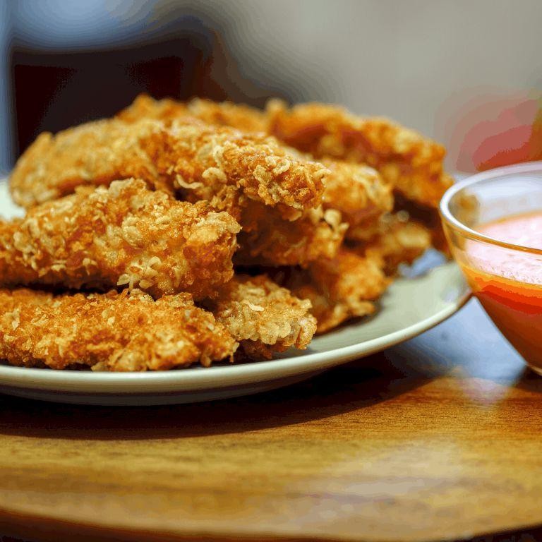 Coconut Flour Fried Keto Chicken Tenderloins