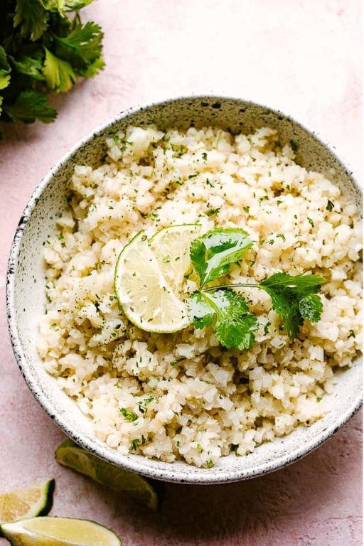 Coconut Lime Cauliflower Rice