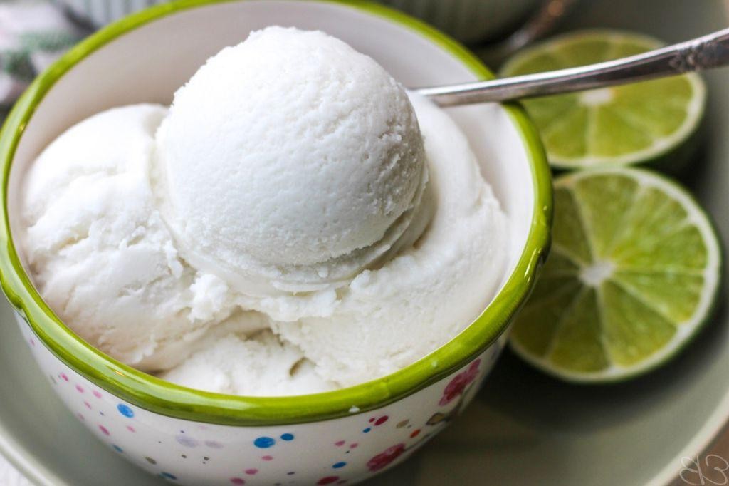 Coconut Lime Sugar-Free Ice Cream