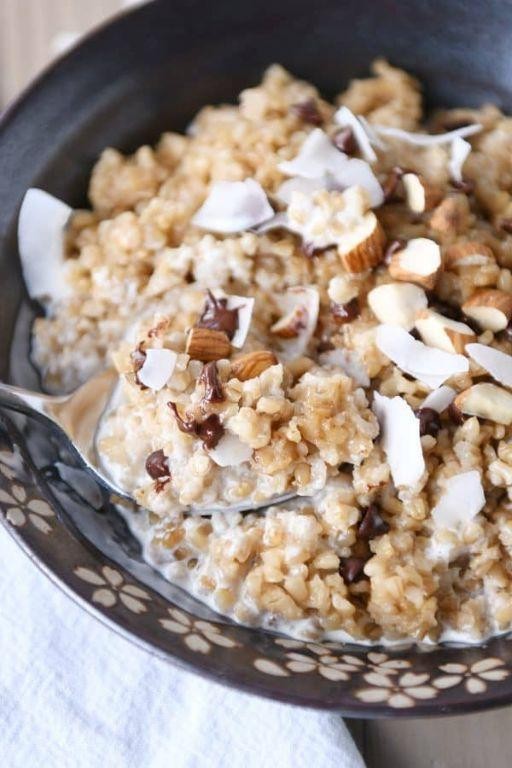Coconut Milk Steel-Cut Oatmeal