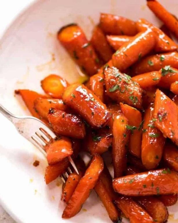 Coconut Sugar Glazed Carrots