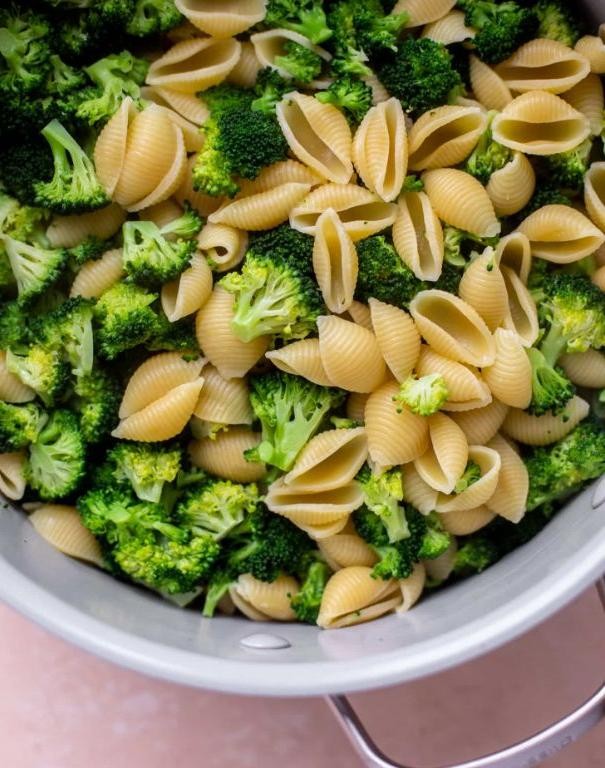 Conchiglie with Broccoli and Cheddar