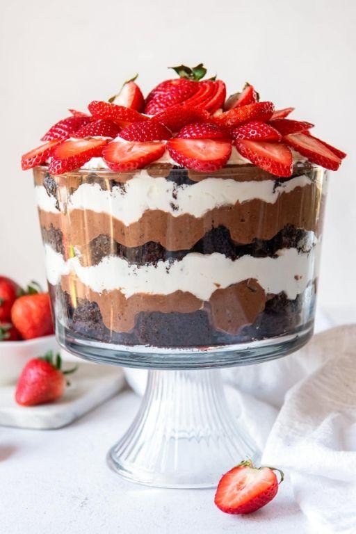Cookies and Cream Punch Bowl Cake