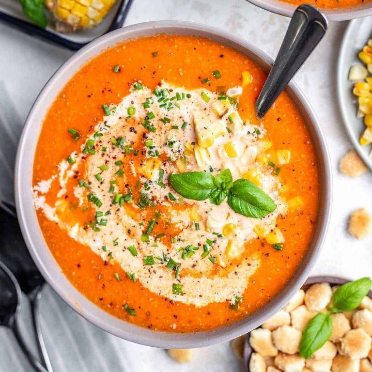 Corn and Tomato Soup