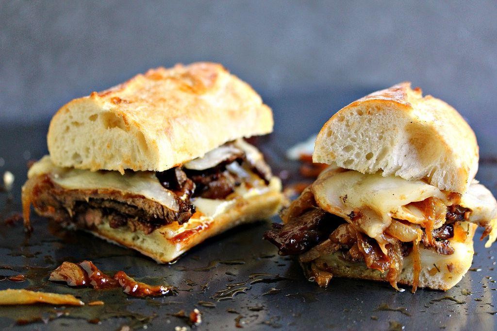 Coulotte Steak Sandwich with Caramelized Onions